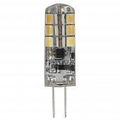 Лампа светодиодная ЭРА G4 1,5W 2700K прозрачная LED JC-1,5W-12V-827-G4