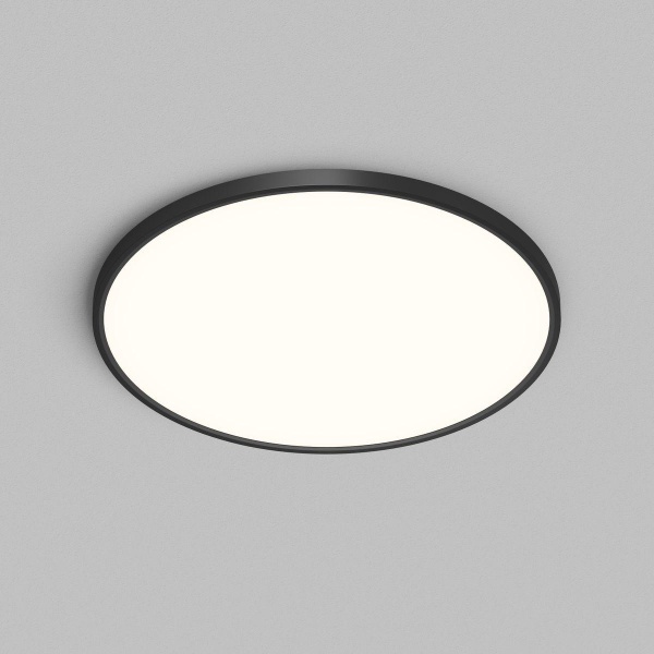 Потолочный светодиодный светильник Denkirs Thin DK6524-BK