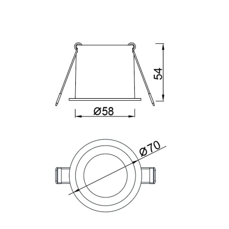 Встраиваемый светильник Mantra MALT 9234