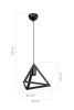 Подвесной светильник Toplight Cherise TL1605H-01BK