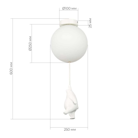 Потолочный светильник Evoluce MODENA SLE115422-01