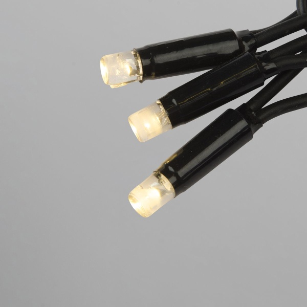 Светодиодная гирлянда Uniel без вилки теплый белый ULD-F90PRO S10M-100/TBK WW UL-00013333