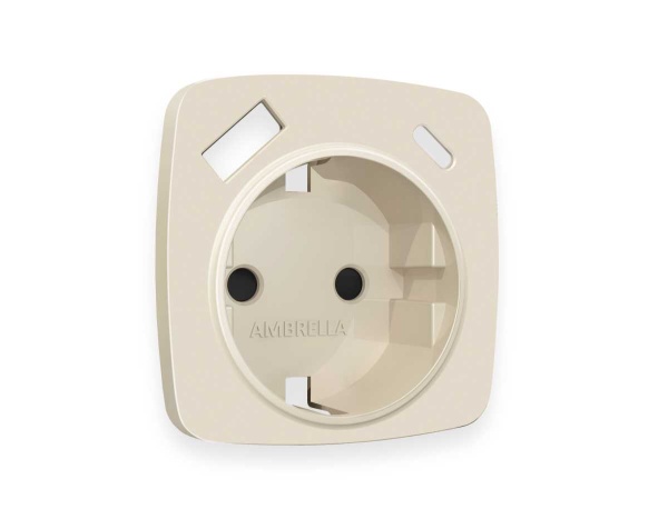 Лицевая панель розетки AMBRELLA VOLT OP3300