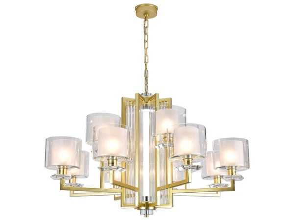 Подвесная люстра Newport 4408+4/C mat.gold М0071515