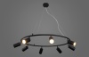 Светильник подвесной Crystal Lux RIVO SP8 BL