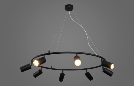 Светильник подвесной Crystal Lux RIVO SP8 BL