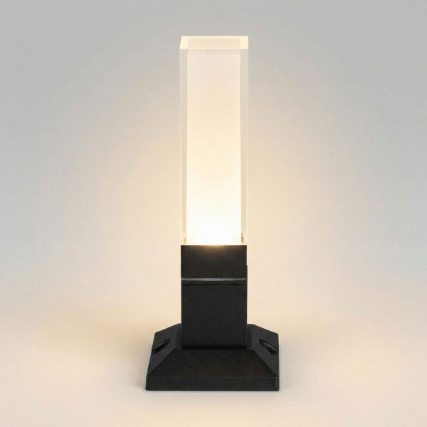 Ландшафтный светодиодный светильник Elektrostandarda 1536 TECHNO LED 3000K чёрный 072068