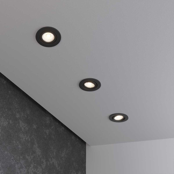 Встраиваемый светодиодный светильник Elektrostandard 15272/LED черный a056031