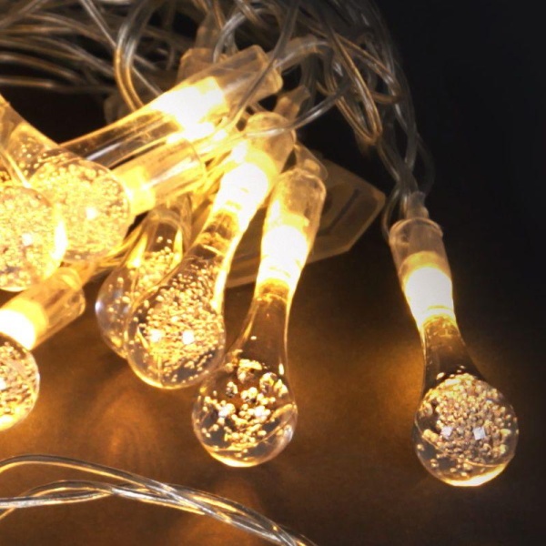 Cветодиодная гирлянда Sneha Капля 230V теплый белый статичный A-503