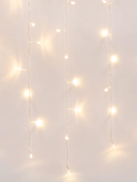 Светодиодная гирлянда Uniel бахрома 230V теплый белый ULD-B3010-200/DTA WarmWhite IP20 UL-00003678