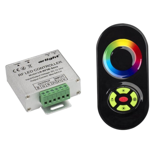 Контроллер Arlight LN-RF5B-Sens Black 016484 Контроллер Arlight LN-RF5B-Sens Black 016484