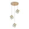 Подвесная светодиодная люстра Indigo Radioso 12048/3P Gold V000134L