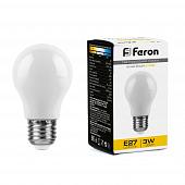 Лампа светодиодная Feron E27 3W матовая LB-375 38266