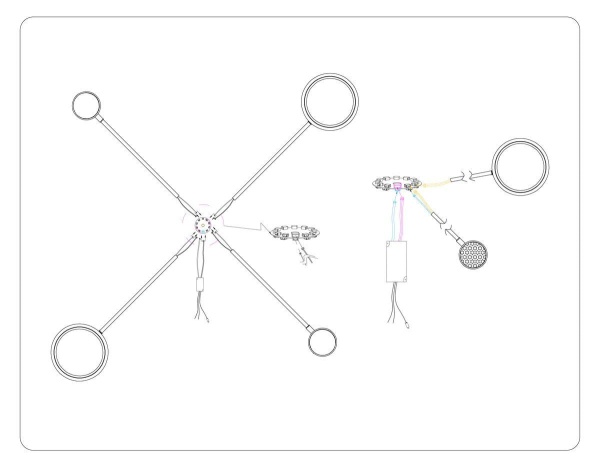 Потолочная светодиодная люстра Ambrella light Comfort LineTech FL51631