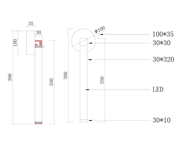 Бра Kink Light Эванте 08456W,19
