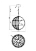 Подвесной светильник Maytoni Palla MOD092PL-06CH