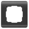 Рамка Werkel Stream на 1 пост графит W0012104 4690389162121