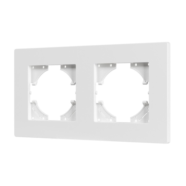 Рамка пластиковая FRM-PERIO-PL-2-WH Arlight 049750