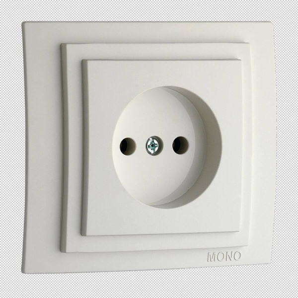 Розетка 2К Mono Electric Larissa 16A 250V винтовое подключение белый 103-191922-116 Розетка 2К Mono Electric Larissa 16A 250V винтовое подключение белый 103-191922-116