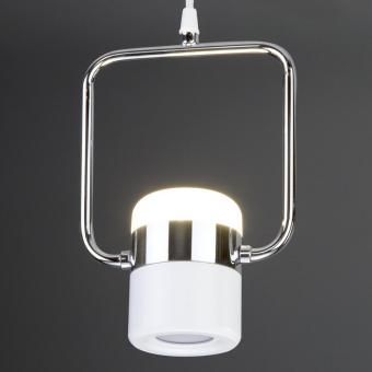 Подвесной светодиодный светильник Elektrostandard 50165/1 LED хром/белый 4690389141232
