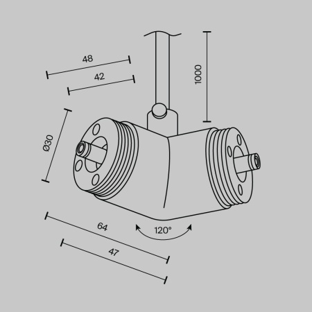 Аксессуар Maytoni Technical CA018LWC-P-B
