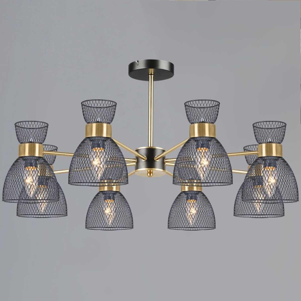 Люстра Reluce 39760-0.3-08 COP+BK