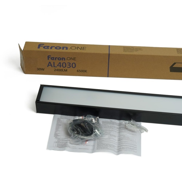 Линейный светодиодный светильник Feron AL4030 48535 Линейный светодиодный светильник Feron AL4030 48535