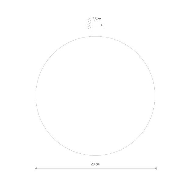 Настенный светодиодный светильник Nowodvorski Ring Led M 10277