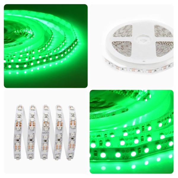 Светодиодная лента Apeyron 9,6W/m 120LED/m 3528SMD зеленый 5M 00-19