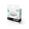 Лампа светодиодная Gauss GX70 14W 4100K матовая 83824