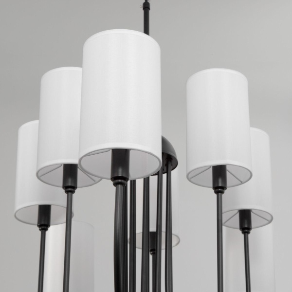 Подвесная люстра Eurosvet Abbey 60164/10 черный Smart