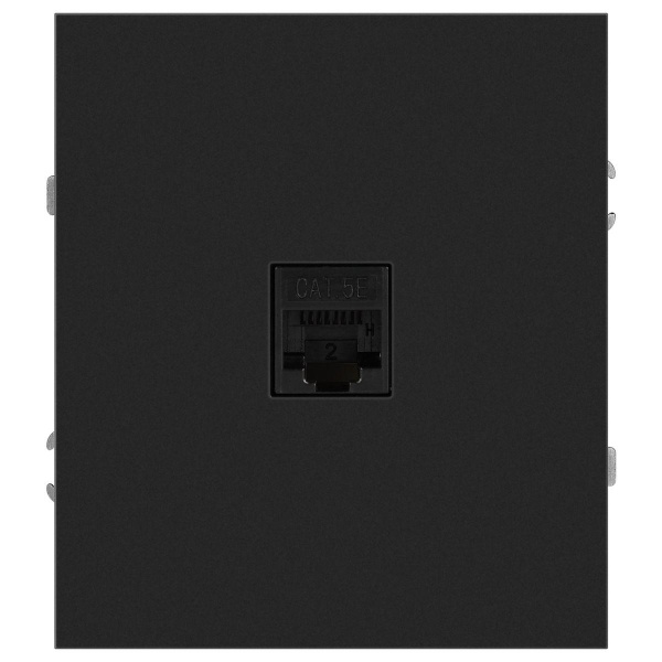 Розетка ЭРА Arktik 16-3107-05 информационная RJ45 антрацит Б0070478