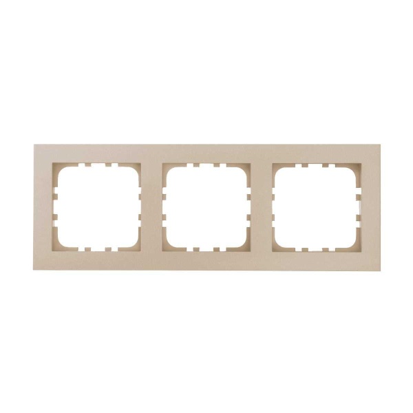 Рамка 3-постовая LK Studio (шампань) LK80 FLAT, 844306-1