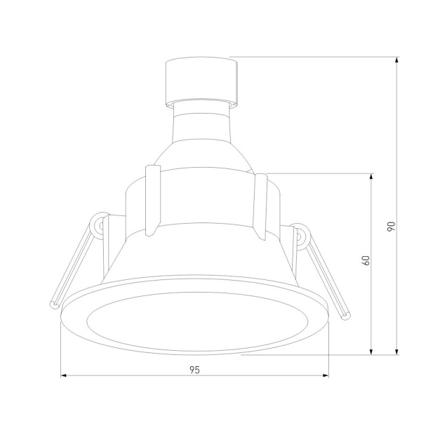 Встраиваемый светильник Elektrostandard 25059/01 a069720 Встраиваемый светильник Elektrostandard 25059/01 a069720