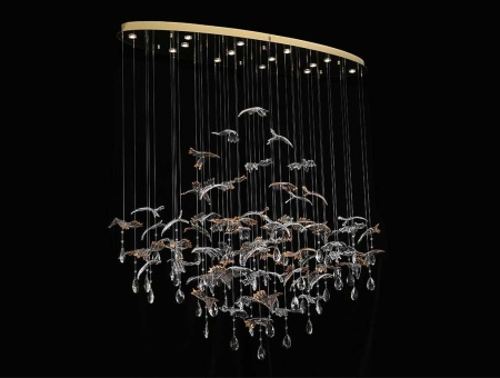 Люстра NEWPORT 8220/140 С oval gold polished