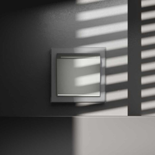 Выключатель встраиваемый S70 карточный 16А, (сталь) Voltum VLS010705