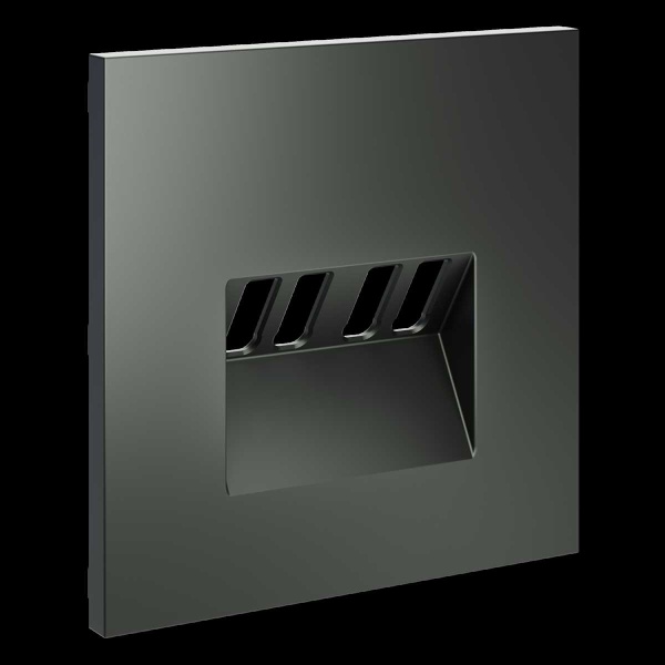 Накладка для розетки акустической 4-местной , S70 (титан) Voltum VLS001506