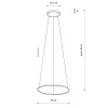 Подвесная люстра Nowodvorski Circolo Led S Black 10863