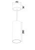 Подвесной светодиодный светильник Maytoni Technical Focus Led P071PL-L12W4K