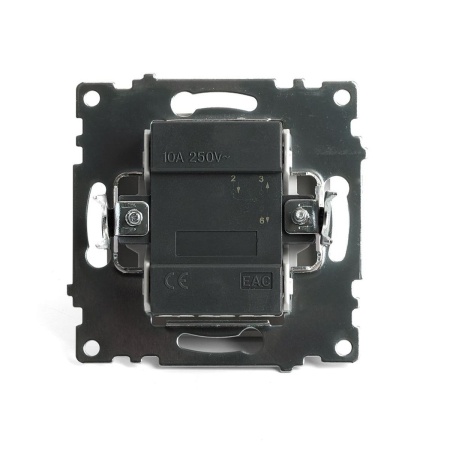 Переключатель одноклавишный Stekker Катрин золото GLS10-7105-08 49214