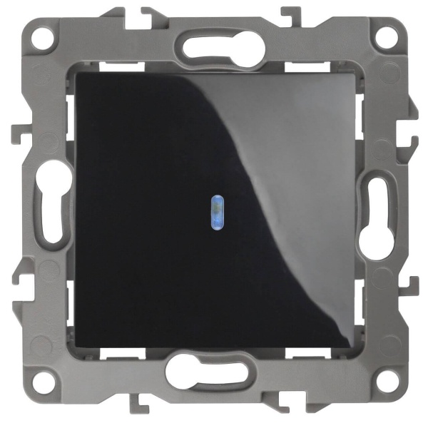 Выключатель одноклавишный с подсветкой ЭРА 12 10AX 250V 12-1102-06 Б0014638 Выключатель одноклавишный с подсветкой ЭРА 12 10AX 250V 12-1102-06 Б0014638