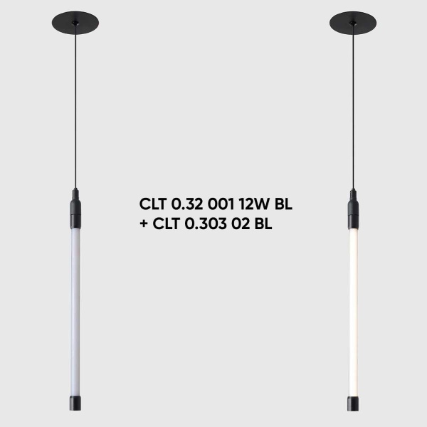 Встраиваемое потолочное крепление с драйвером для модульной системы Crystal Lux CLT 0.303 03 BL