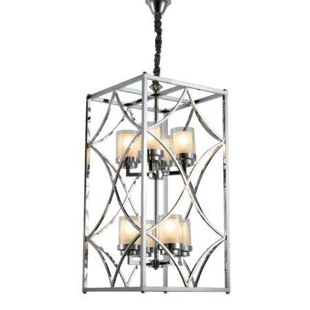 Подвесная люстра Lumina Deco Quadrato LDP 1223-8 CHR