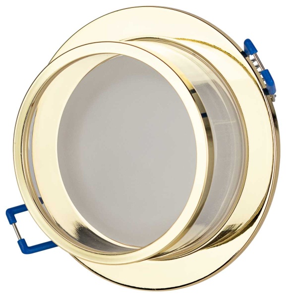 Светильник встраиваемый декоративный ЭРА DK99 GD под лампу MR16 GU5.3 золото Б0058395