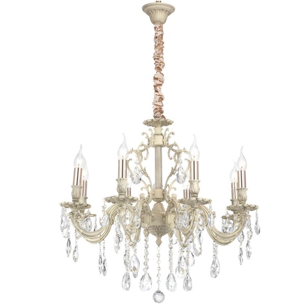 Подвесная люстра Lucia Tucci Barletta 1730.8 Cream White Подвесная люстра Lucia Tucci Barletta 1730.8 Cream White