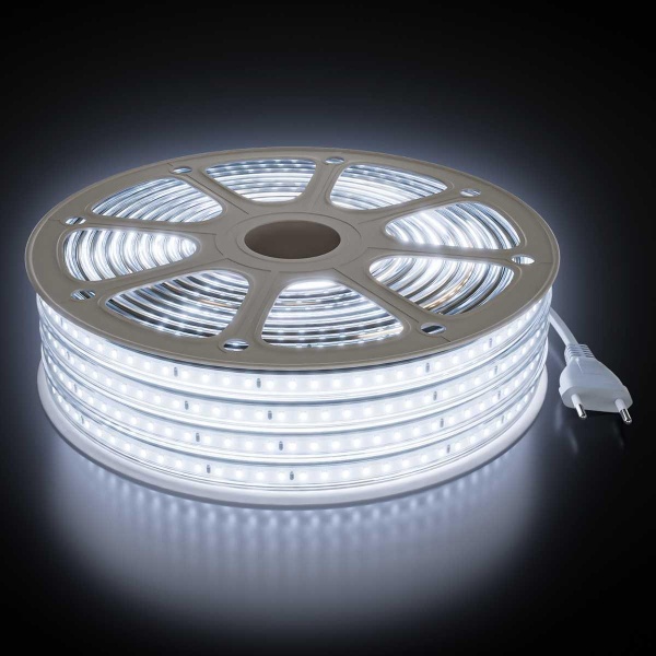 Комплект светодиодной влагозащищенной ленты OGM 6W/m 120LED/m 2835SMD холодный белый 15M SL-70