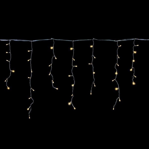 Cветодиодная гирлянда Sneha бахрома 230V теплый белый 8 режимов A-056 WW