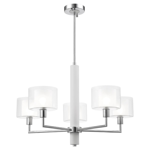 Подвесная люстра Crystal Lux Maestro SP-PL5 Chrome