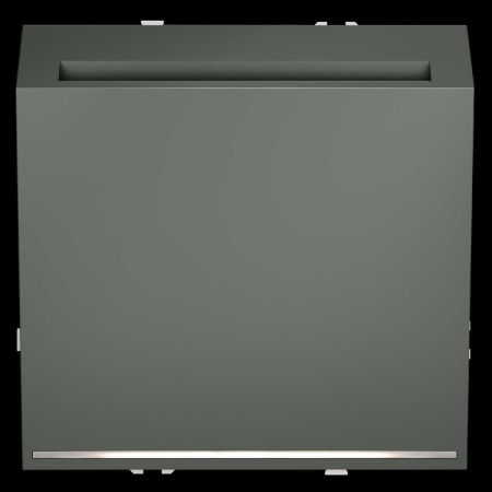 Выключатель встраиваемый S70 карточный 16А, (титан) Voltum VLS010706