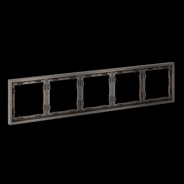 Рамка пластиковая S70 на 5 пост, (капучино) Voltum VLS100514